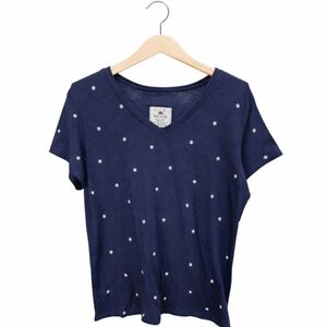 Reflex Navy Space Starry Night  Casual Stars Festive Kawaii Plus Sz Top 3x